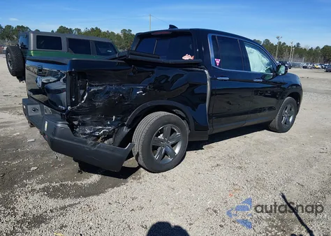 2023 Honda Ridgeline Rtl-E z USA, uszkodzony, nr VIN 5FPYK3F75PB038913
